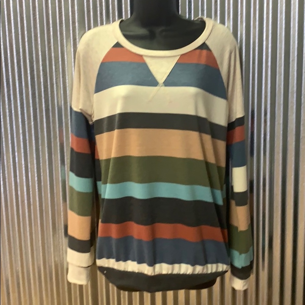 Striped Long Sleeve Top